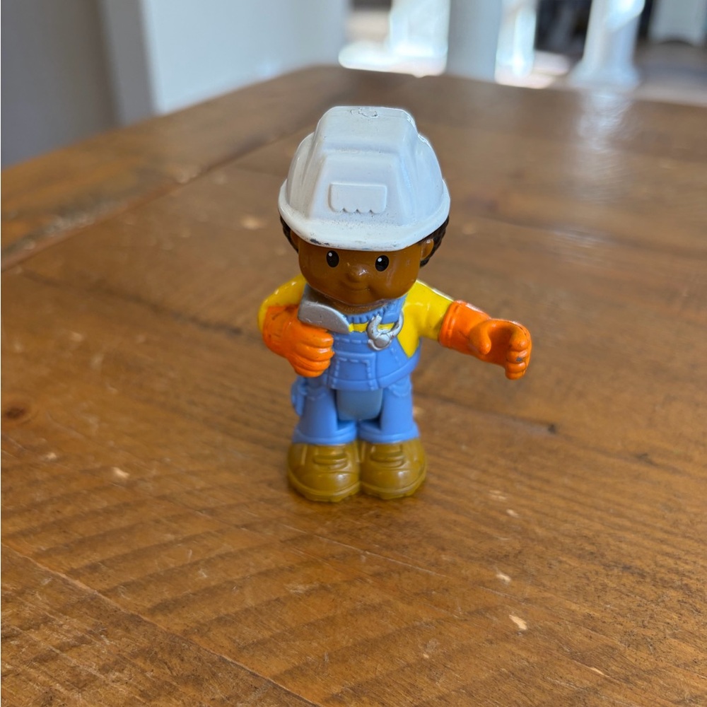 Fisher Price Little People Construction Michael Bendable Poseable as is